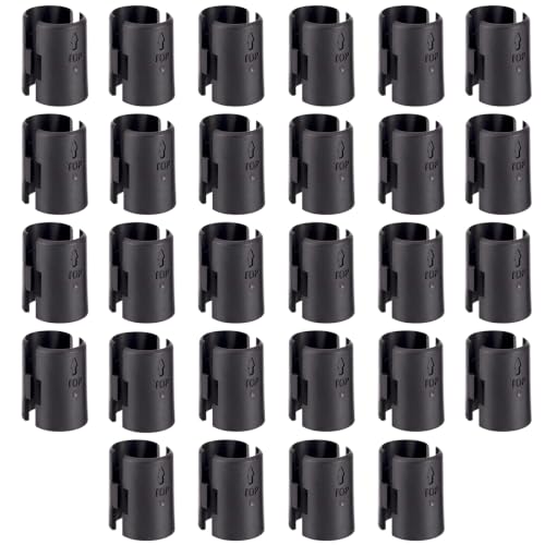 Image of Snnalosses Wire Shelf Clips 54-Pack for 1 inch Post Shelvings,27 Pairs Wire Rack Lock Clip Replacements for Metal Shelving Sleeves System