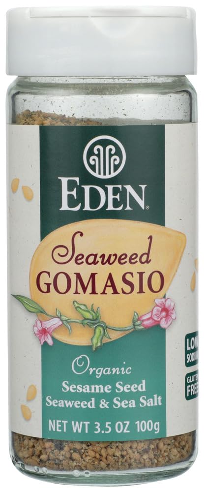 Eden Foods Organic Gomasio - Sesame Salt - Seaweed - 3.5 oz - Case of 3