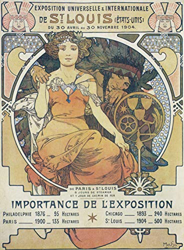 PAAANING Peinture à l'huile à faire soi-même avec kit numérique peinture à l'huile par Alphonse Maria Mucha Peinture à l'huile à faire soi-même pré-imprimée Cover