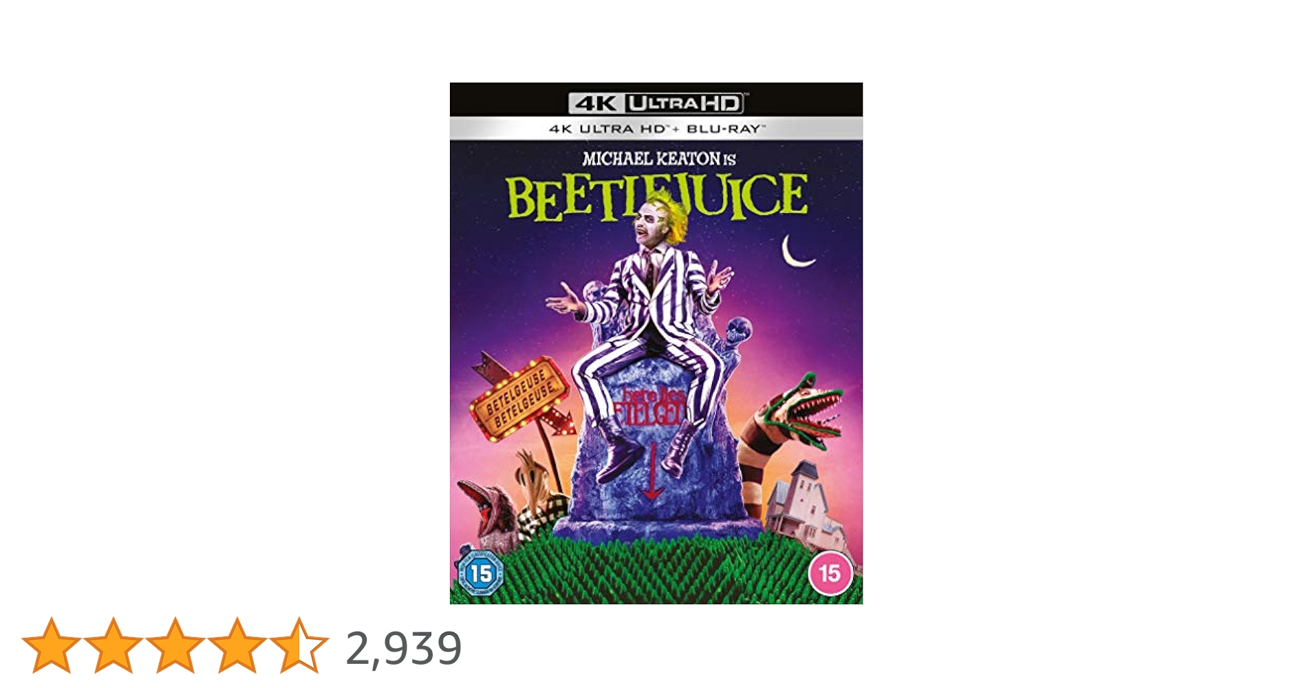 ビートルジュース 4K UHD + Blu-ray スチールブック 日本語収録 Amazon.co.jp | ビートルジュース [4K UHD+Blu-ray 日本語有り