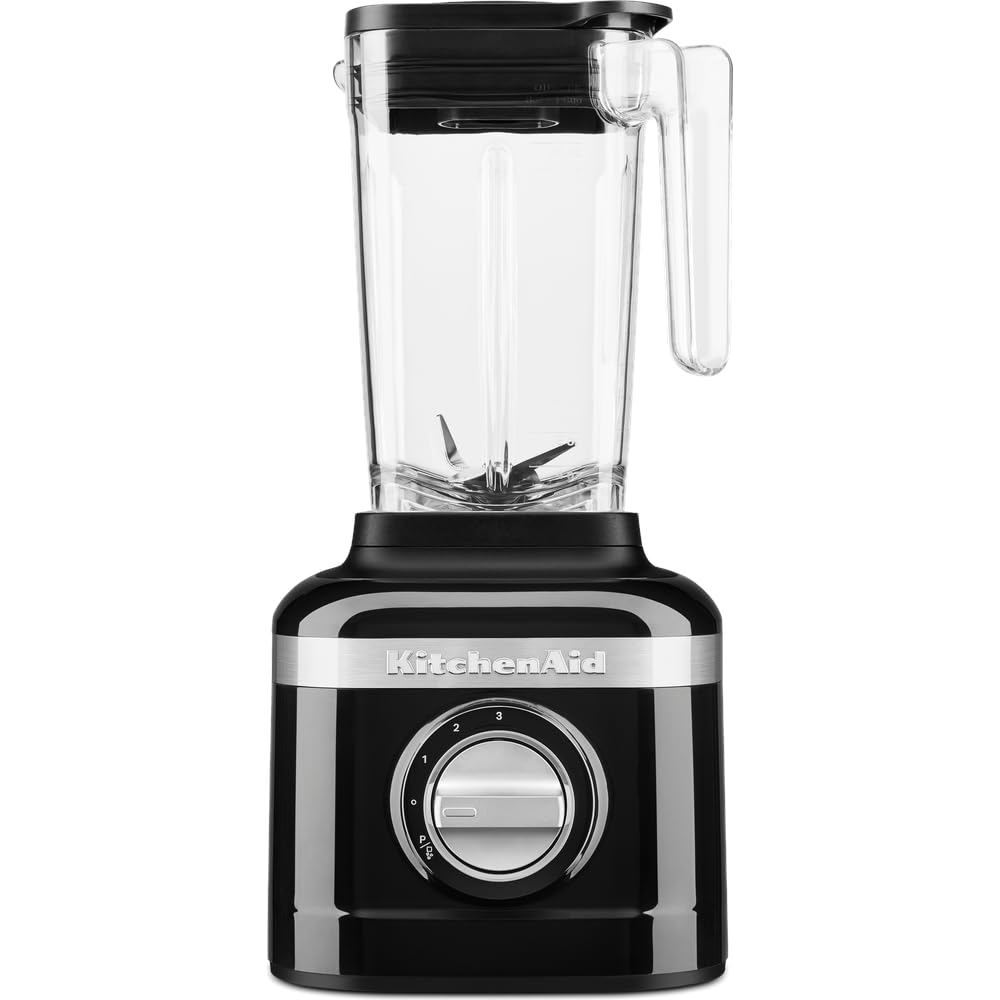 KitchenAid Blender - K150 - Bol en plastique sans BPA de 1,4 L - 3 vitesses et programme Impulsion - Noir onyx