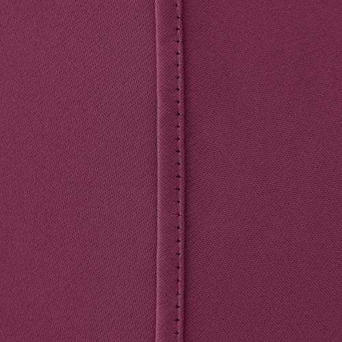 Image of Deconovo Grommet Top Window Curtains Room Darkening Wide Curtains for