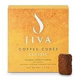 Jiva Coffee Cubes - Individual Instant Coffee Packets - 2-in-1 Freeze-Dried Colombian Coffee Sweetened with Raw Sugar - No Creamer, Non-GMO, Vegan - Great for Camping, Travel, Office - (12 Servings)