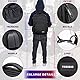 IPEB Friseur Werkzeugtasche, Friseur Koffer, Clipper und Zubehör Organisator, Friseur Tragbaren Rucksack für Friseurwerkzeuge, Barber Bag, Schwarz