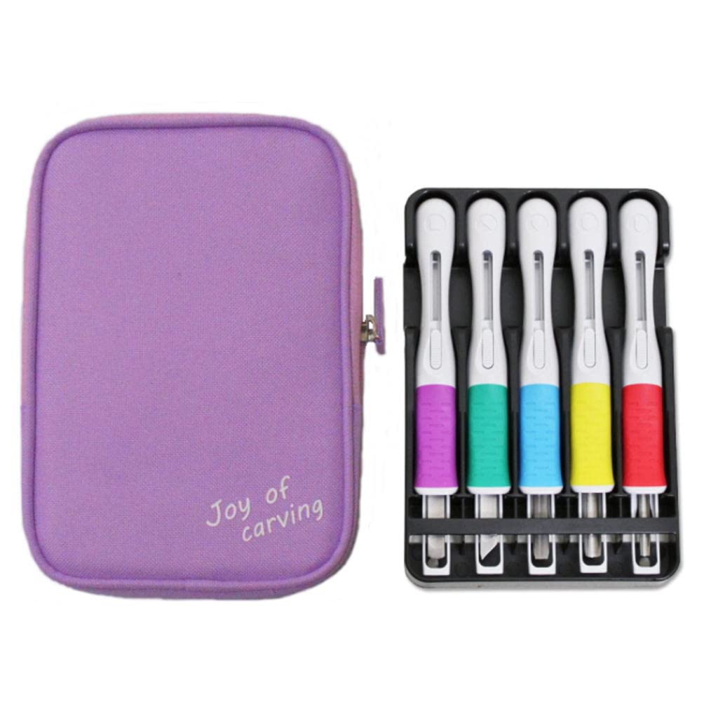 Amazon.co.jp: 彫刻刀 SAラベンダーパープル サクラグリップS安全