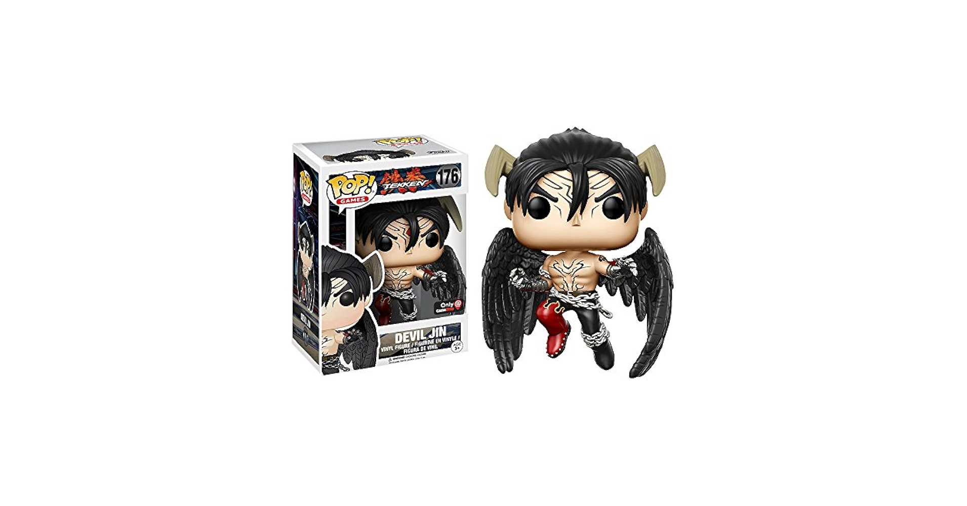 Amazon.com: Funko Devil Jin (GameStop Exclusive): Tekken x