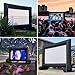 Sewinfla 14Ft Outdoor Inflatable Movie Projector Screen with Built-in Fan Supports Front and Rear Projection, Blow Up Movie Screen for Party, Easy to Set Up