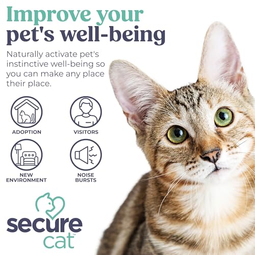 Image of SIGNS SecureCat Pheromone Home Stick Diffuser Refill, Provides 30 More Days of Natural Support for an Environment of Calm and Well-Being, Helping Relieve Any Feeling of Anxiety and Stress