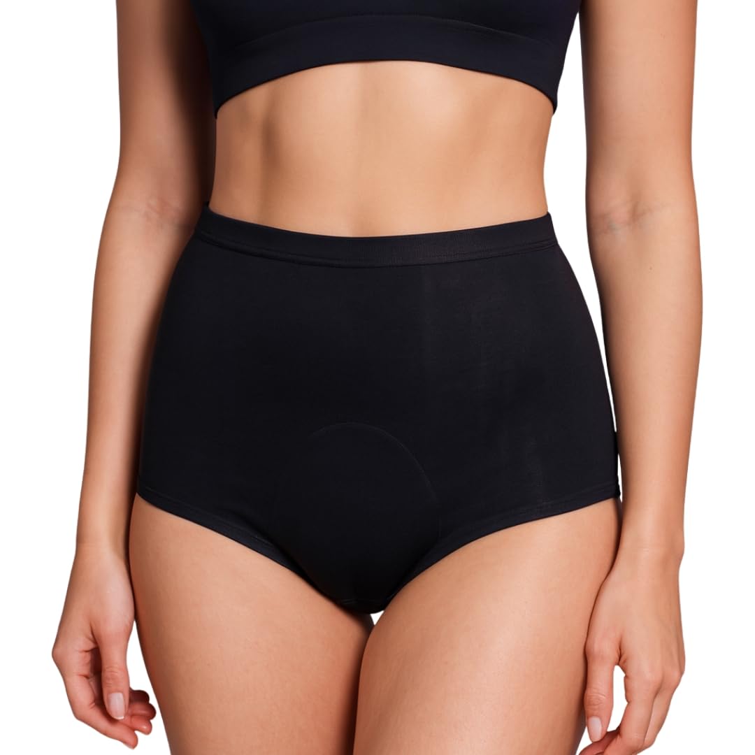 Heavy Period Panty High Waist Leak Proof Underwear for Medium to Heavy Flow, Reusable Upto 2 Years Without Pads, Pack of 1-image-30