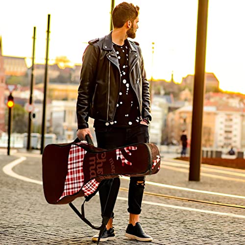 Housse de transport rembourrée en tissu Oxford imperméable avec bandoulière réglable Motif Noël avec renne - Les Beatles, Paul McCartney, John Lennon, RIngo Starr, George Harrison Housse de transport rembourrée en tissu Oxford imperméable avec bandoulière réglable Motif Noël avec renne – Image 7