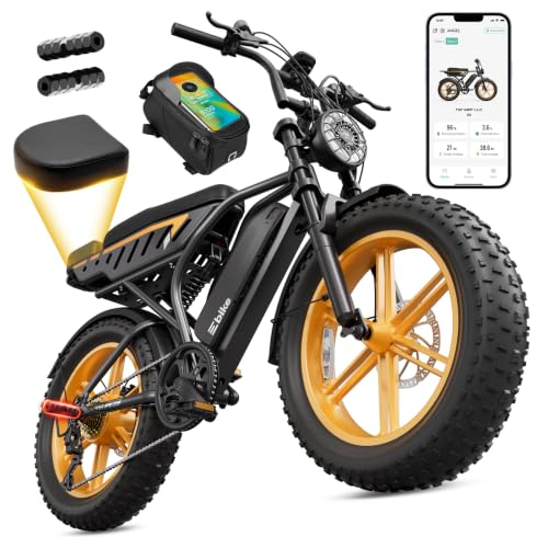 Image of TST Electric Bike - 48V 15Ah Battery, 1500W Peak Motor, 20 * 4.0 Fat Tire