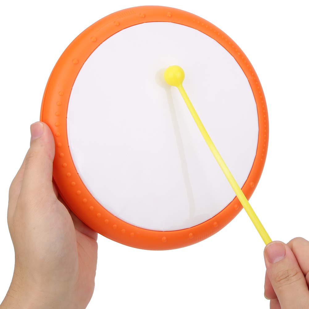 Pure Tone Tambourine with Drumstick, Bright Sound Tambourine Drum, Intellectual Development for Children