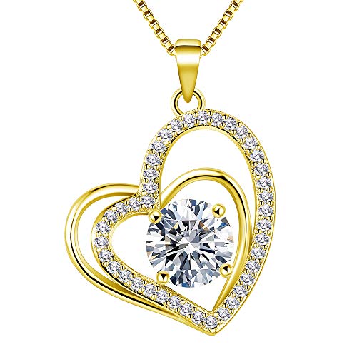 VAN RORSI\u0026MO Heart Necklaces 5A Cubic 