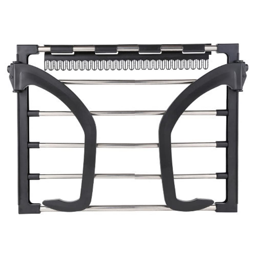 CTRLZS Balcony Drying Shoe Rack Folding Window Diaper Drying Rack Laundry Clothes Dryer, Indoor Towel Storage Rack 40cm
