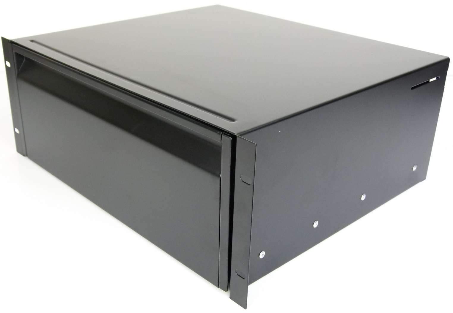 Adam Hall PROFI 4 HE ERGO 19" Rackschublade 874E04 Stahl, schwarz, Rack Schublade (4 HE ERGO Stahl Rackschublade)
