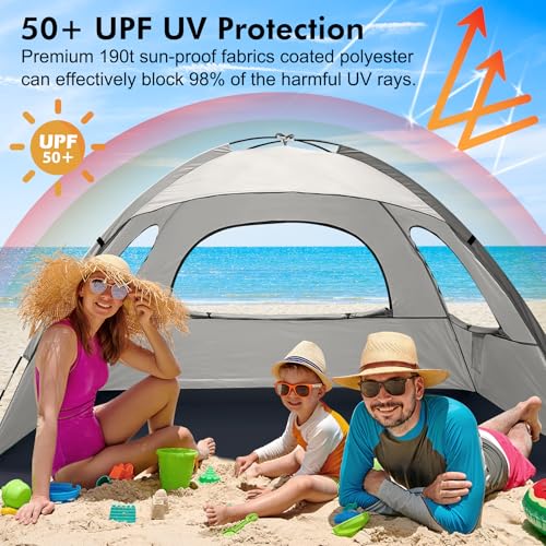 WhiteFang UV-Resistant Beach Tent