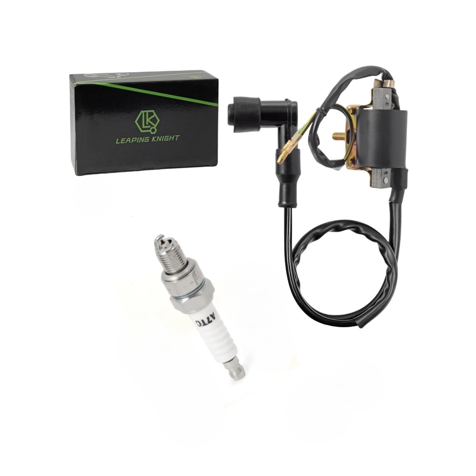 90 Degree Ignition Coil Elbow With Shield For ATV Go Kart Dirt Bike-in