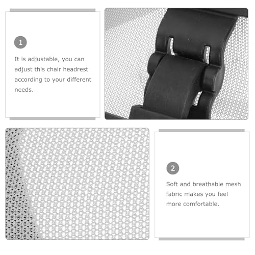 Support Ergonomique Cervical et Appui-Tête Pivotant pour Chaise Ordinateur - 4