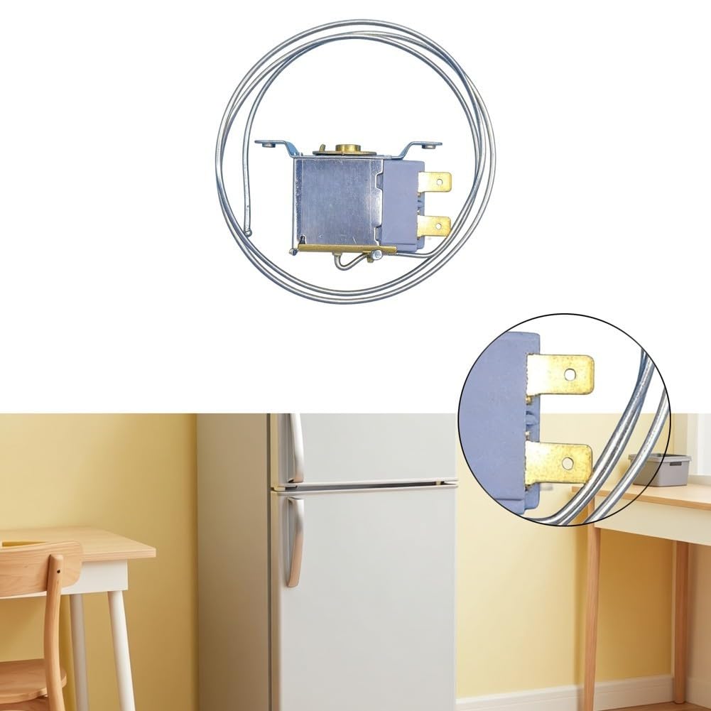 Termómetro de Refrigeración Analógico Perilla Mecánica WP44AL Regulador de Frío para Cámaras Frigoríficas 6x5x3cm