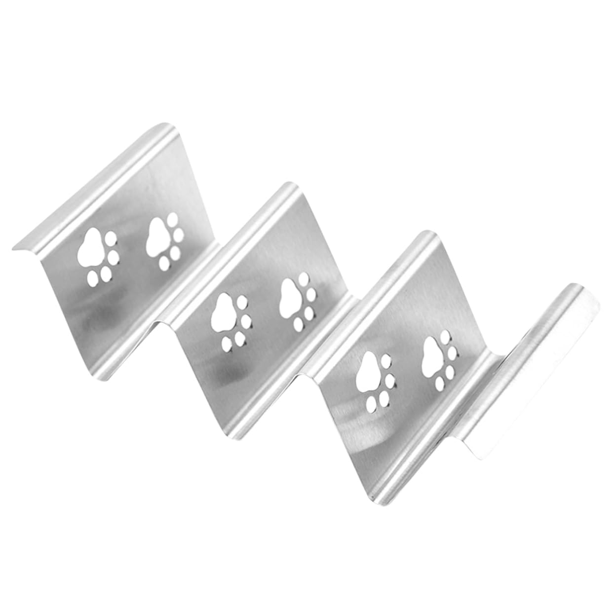 BRIGHTFUFU Stainless Steel Taco Holder Rack Compact Design Rustproof for for Family Gatherings Outdoor Barbecues and High End Restaurants