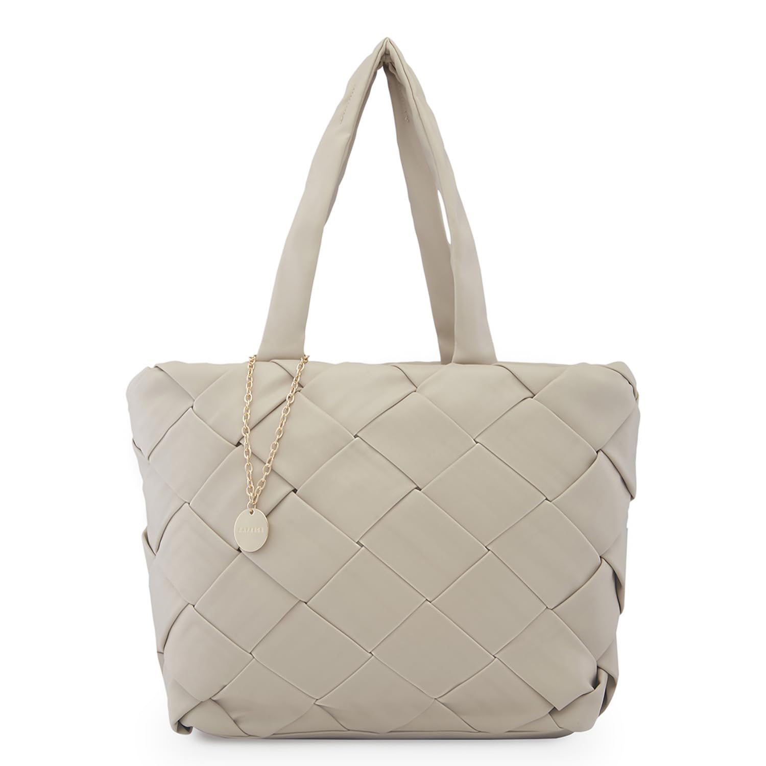 Caprese Merlin Tote Bag, Large- Beige | Stylish Handbag for Women | Spacious, Versatile Office & Daily Essentials Tote | Top Zip Closure (B0DDCPLJG1) Amazon Price History, Amazon Price Tracker
