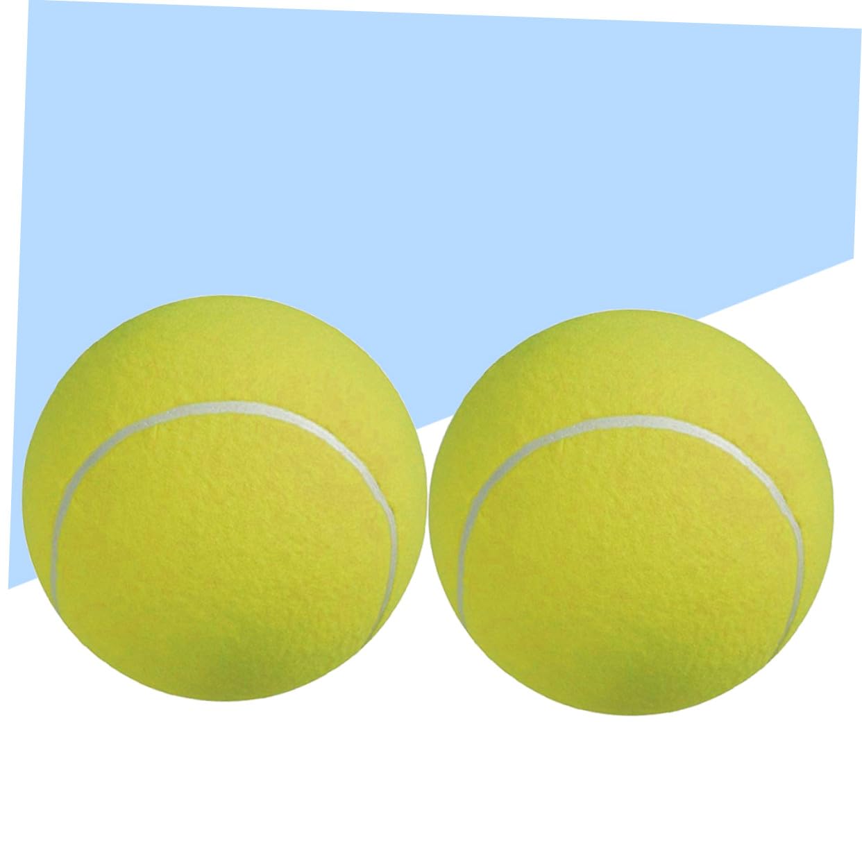 Abaodam Tennis Gigante 24 Cm con Ago per Gonfiaggio, Adatta a Cani e Allenamento Esterno