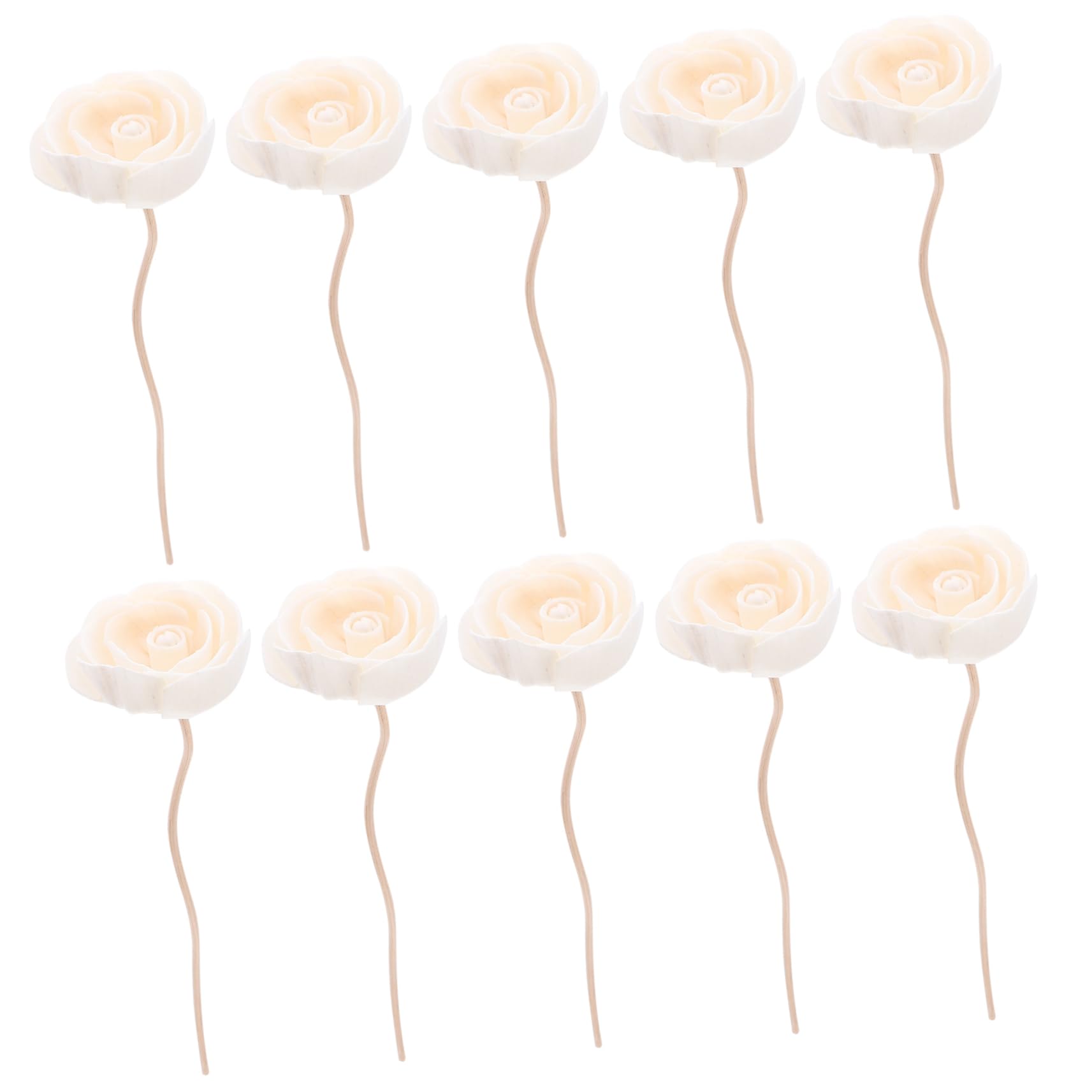 Levemolo 10pcs Floral Sticks Aromatherapy Essential Oil Diffuser Replacement Flowers