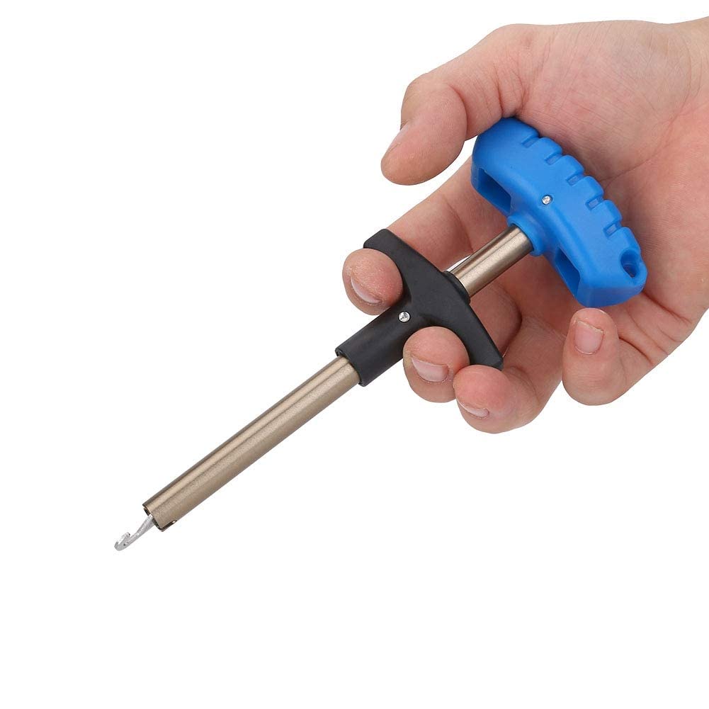 Removedor de anzuelos de pesca práctico accesorio extractor de aparejos en T 8