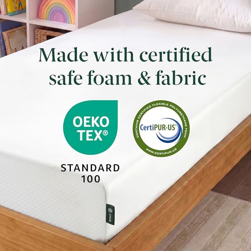 Image of Zinus 5 Inch Twin Green Tea Memory Foam Mattress, Medium Firm Feel