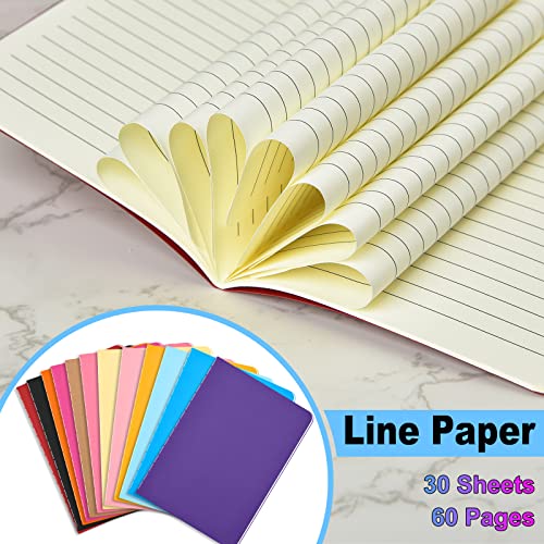 Coopay 48 Pack Colorful Pocket Notebooks Journals Bulk A6 Size Lined Travel Set Subject Notepad Planner Writing Sketchbook Memo Diary For Kids, Travelers, Students And Office, 3.9" X 5.5", 60 Pages #TOP2