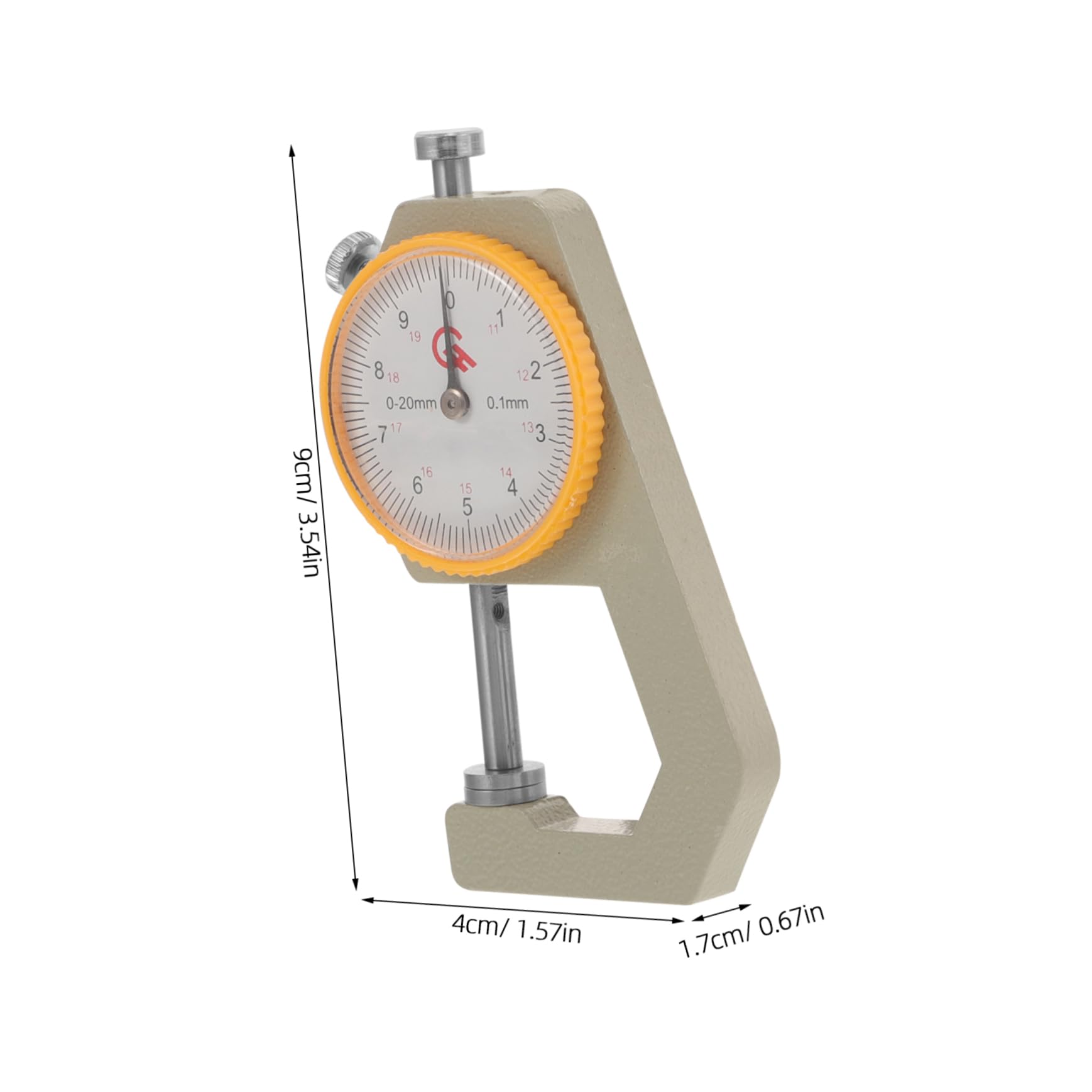 MUCKLILY High Precision Leather Gauge Essential Tool for Accurate Leather Thickness Measurement