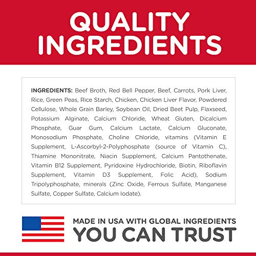 Hill’s Science Diet Healthy Cuisine, Senior Adult 7+, Senior Premium Nutrition, Wet Dog Food, Braised Beef, Carrots & Peas Stew, 12.5 oz Can, Case of 12 Hill’s Science Diet Healthy Cuisine, Senior Adult 7+, Senior Premium Nutrition, Wet Dog Food, Braised Beef, Carrots & Peas Stew, 12.5 oz Can, Case of 12