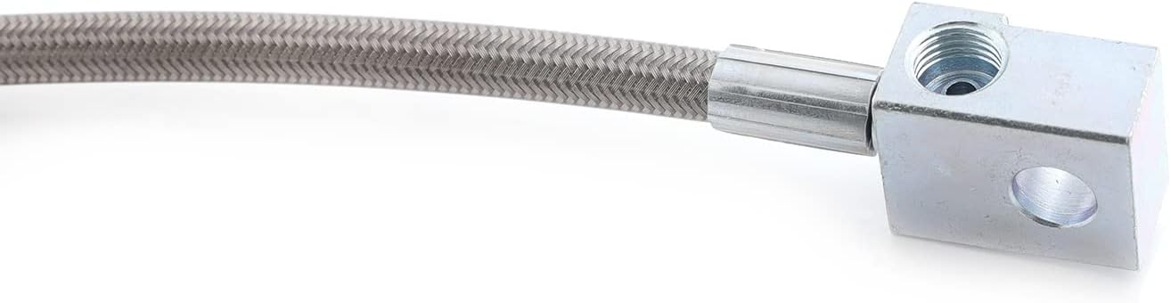 Front and Rear Extended Stainless Steel Brake Lines Compatible With 1971-1991 Chevy C/K 10 15 20 K5 Blazer 4-6" Lift