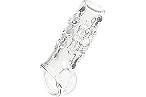 Silicone Penis Enlargement Sleeve Cock Ring Penis Lock Sperm Delay Sex Products...