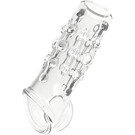 Silicone Penis Enlargement Sleeve Cock Ring Penis Lock Sperm Delay Sex Products...