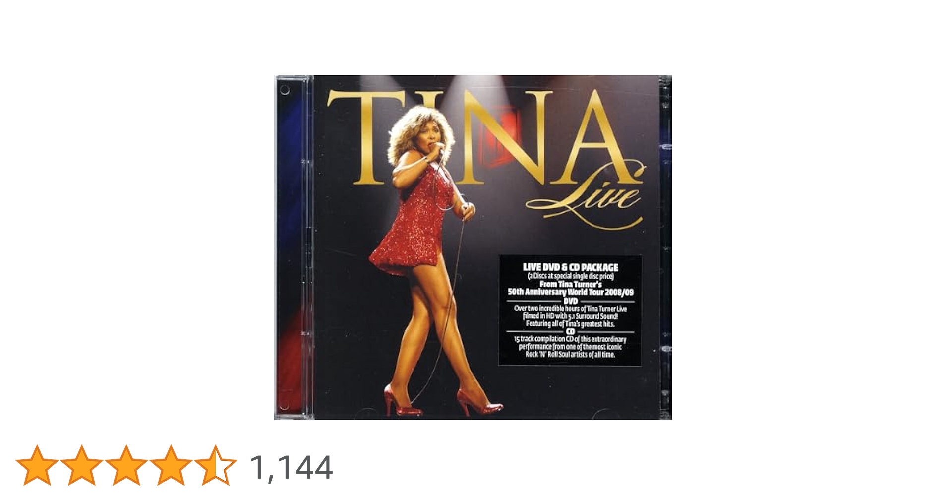Amazon.co.jp: Tina Live (W/Dvd): ミュージック