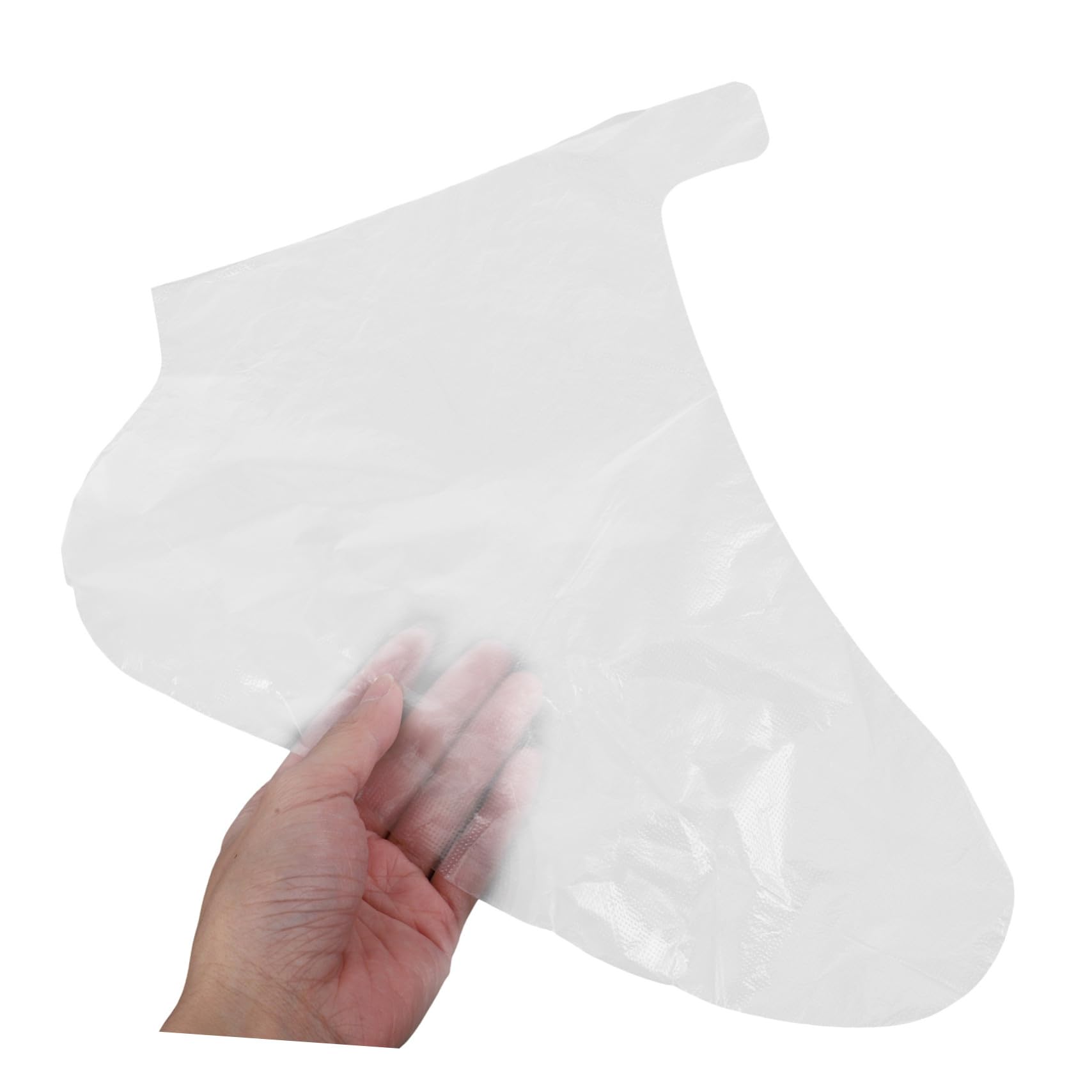 Lot de 1000 Couvre-pieds en Plastique Transparent Jetables pour Bain de Pieds, Résistants aux Odeurs, Longs Tubes en Polyéthylène pour Hydratation et Soin des Pieds