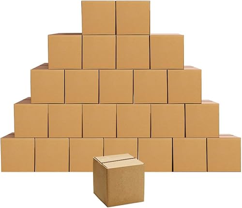Miniatura 30 de Edenseelake Paquete de 40 cajas de envío de 10 x 6 x 6 pulgadas, cajas de cartón medianas para embalaje, mudanza, correo, color marrón