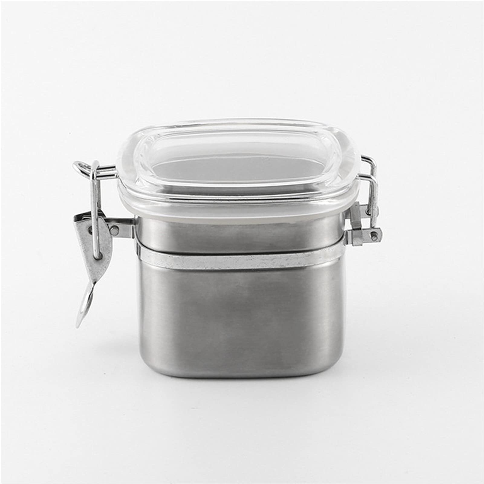 NGDFGR Coffee Canister Stainless Steel Coffee Bean Storage Container Snack Fruit Storage Box With Buckle Food Container For Coffee Beans,Sugar,Tea