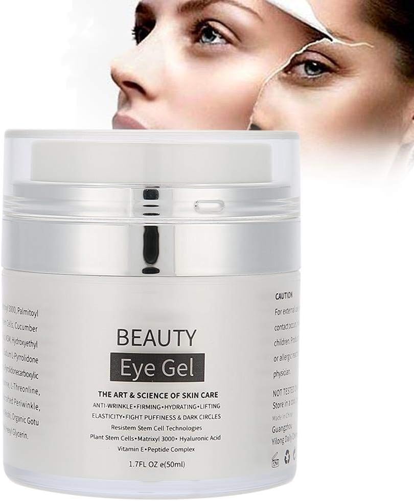 50ml MELAO Eye Gel, Face Cream with Vitamin A/C/E and Hyaluronic Acid