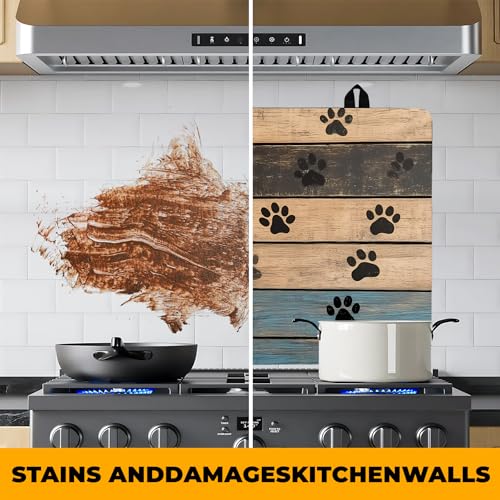 Image of Stove Top Cover Retro Flower Gas Stove Top Cover for Home Decoration Kitchen Pad Non-Stick Washable Cooktop Covers Countertop Protector Keep Stove Clean 28 inchx20 inch (Texture-1)