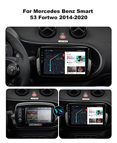 SXAUTO Android 12 IPS Car Stereo For Mercedes-Benz Smart 453 Fortwo (2014-2020), 2G+32G, Wireless CarPlay/Android Auto - Image 2