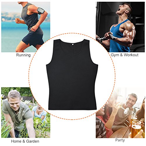 NOVECASA Canotta Sauna Uomo Neoprene/Pantaloncini