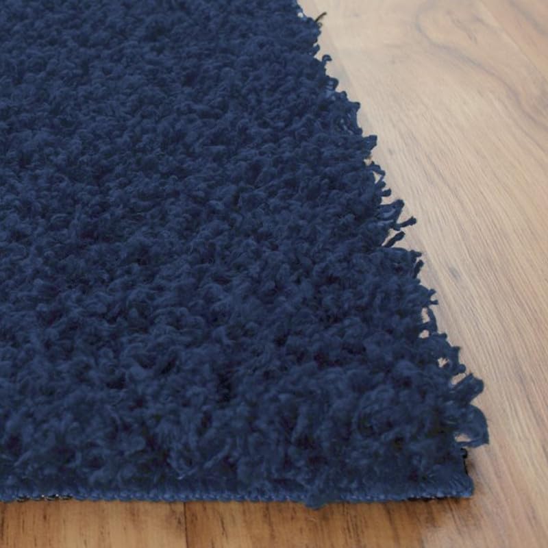 Image of Shaggy Area Rug - Extra Plush Luxury Carpet, Super Soft & Cozy Feel| Perfect for Living Room, Bedroom, and Stylish Home Decor- Blue (7 x 10 ft)