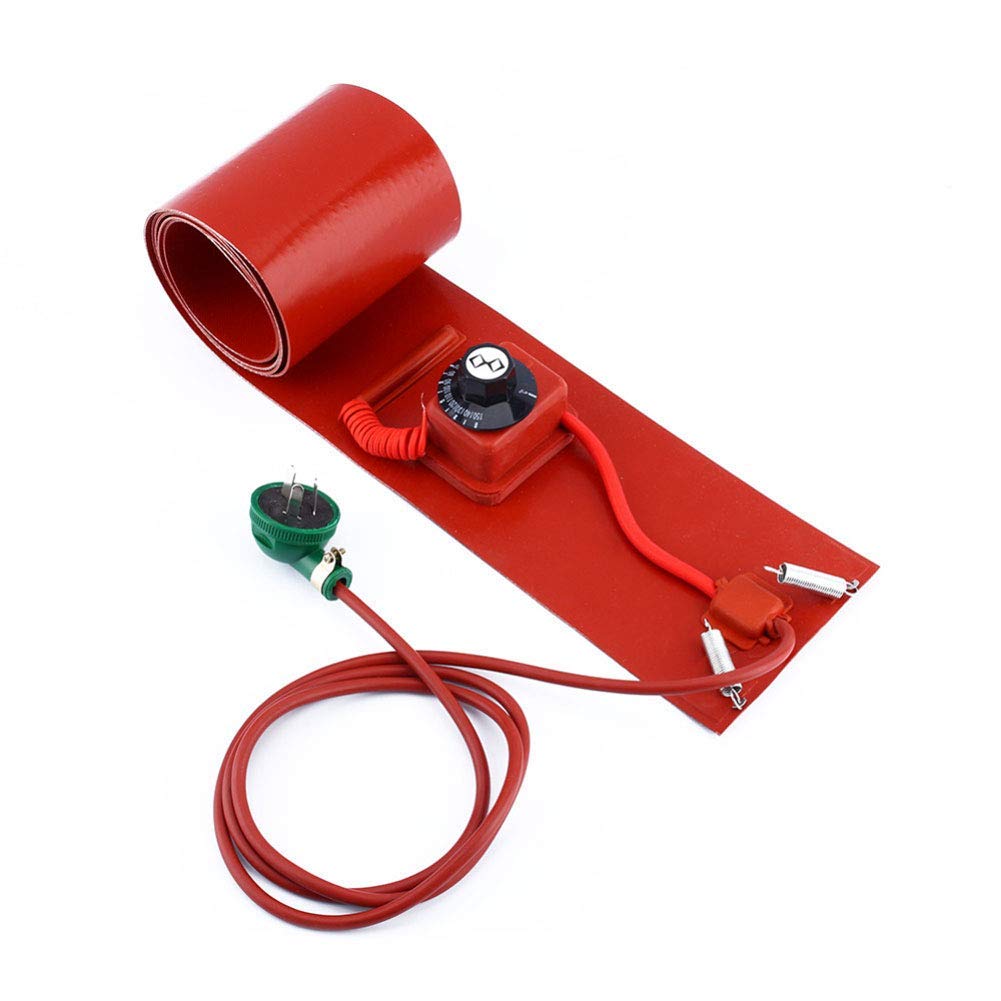 Oil barrel heating belt Metal Drum Heater of Silicone Rubber with  Adjustable Rotary Thermostat for heating and heat tracing,200L/250 *  1740mm/3KW : Amazon.co.uk: DIY u0026 Tools