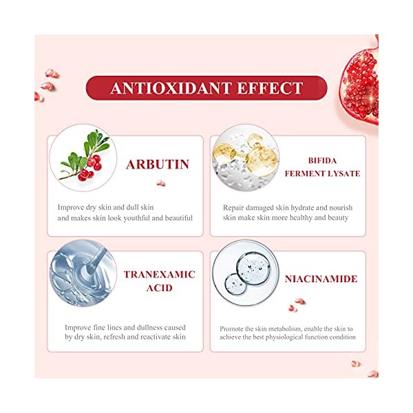 Hydrating-Serum-BRYELEE-Hydrating-Facial-Serum-Anti-oxidation-Pomegranate-Serum-Moisturizing-Serum-with-Red-Pomegranate-Extract-Hyaluronic-Acid-Refreshing-Serum-Routine-Skincare30ml-1-fl-oz BRYELEE Hydrating Facial Serum Anti-oxidation Pomegranate Serum