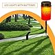 2 Stück Grablaterne Solar, LED Grablicht Trauerkerzen Mit Motiv, Grablicht Solar Wetterfest Mit Erdspieß, Grableuchte Für Den Außenbereich, Friedhofskerze (Rotes Licht)