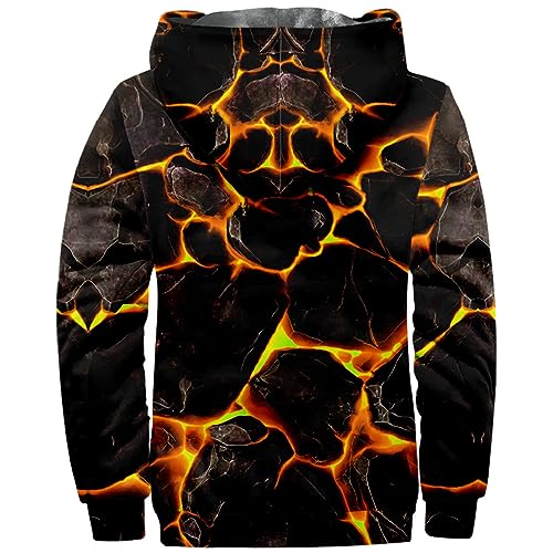 Winter Coats for Men Long Sleeve Thicken Fleece Lined Big and Tall Sherpa Hunting Warm Vintage Zip Up Streetwear2