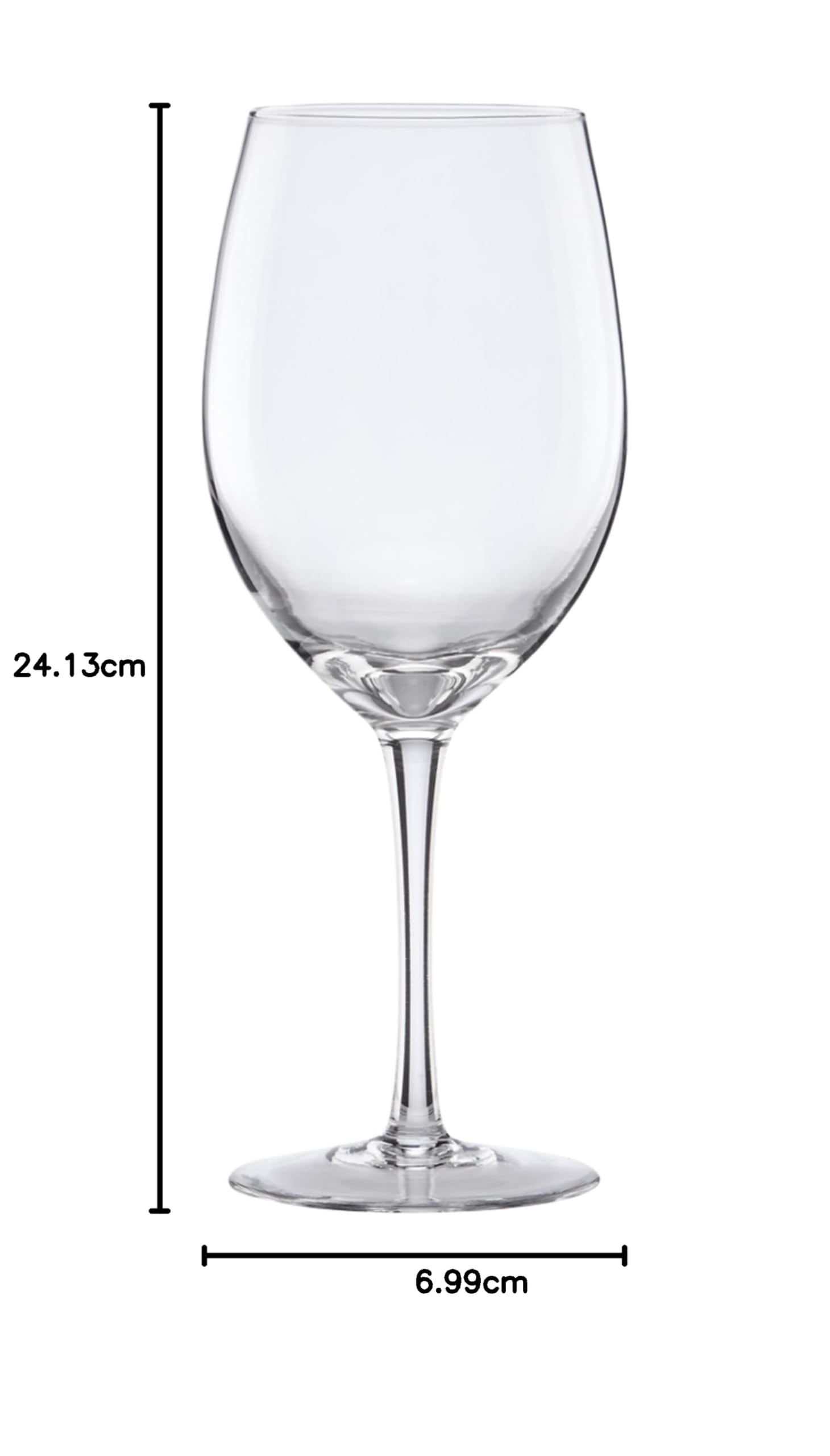 Lenox Toscana clásicos de Vino Blanco Cristal, Juego de 6