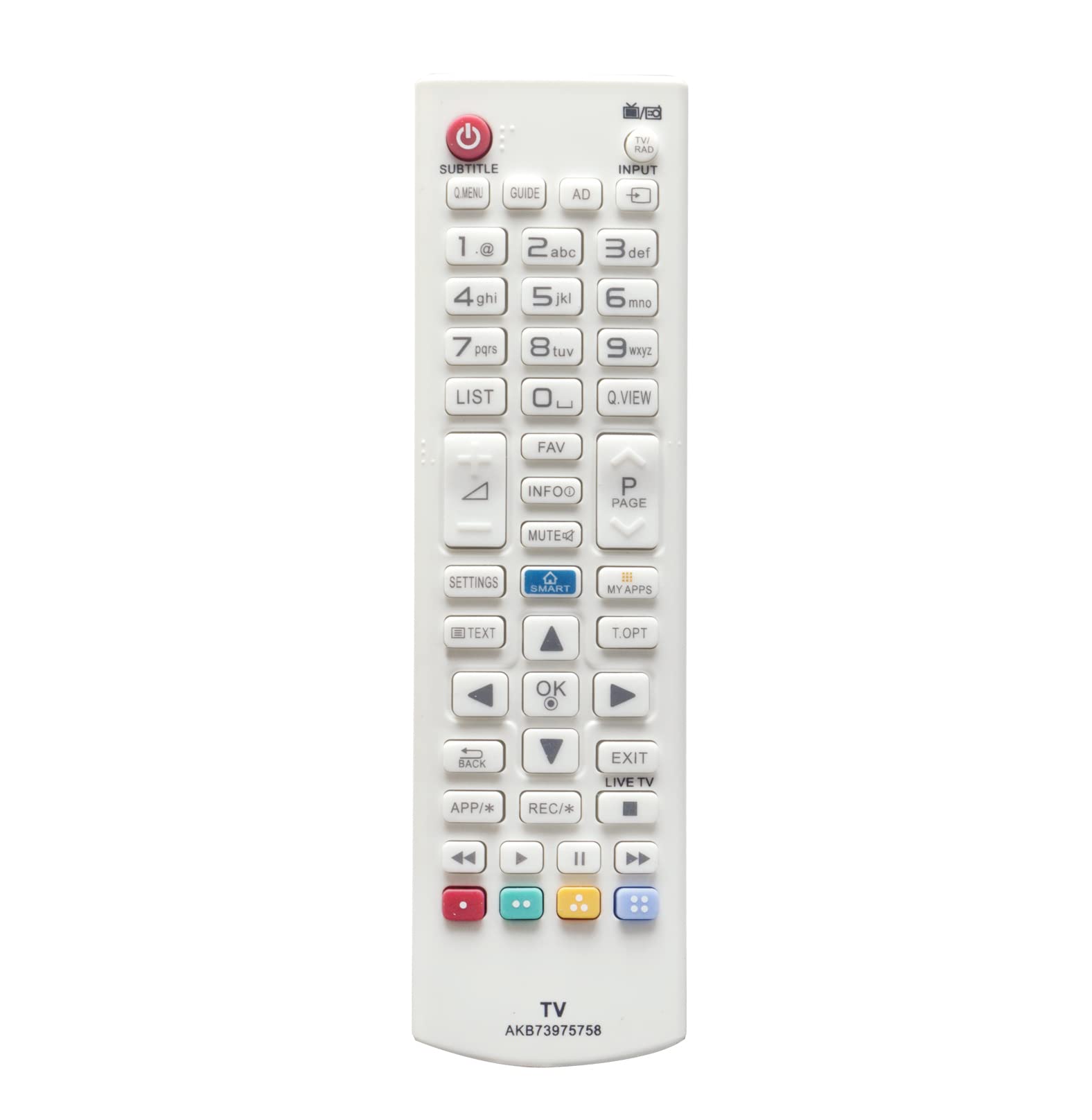 AULCMEET6710CMAM09D Replacement Remote Control Compatible with LG Micro HiFi Component System LXS-M140 LX-M140D LX-M140A LX-M140X